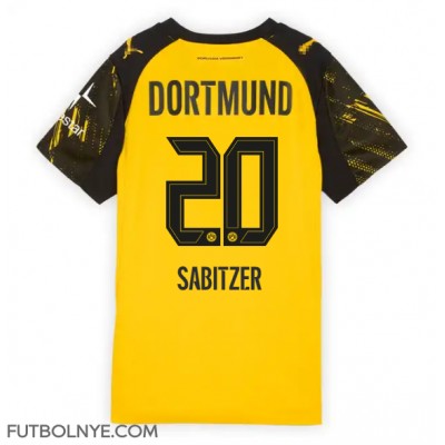 Camiseta Borussia Dortmund Marcel Sabitzer #20 Primera Equipación para mujer 2025-26 manga corta Camiseta Borussia Dortmund Marcel Sabitzer #20 Primera Equipación para mujer 2025-26 manga corta